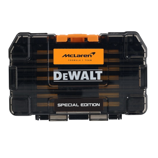 DEWALT x McLaren F1 Team Special Edition 51 Piece Small Tough Case closed case